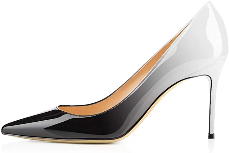 Ladies Womens Courts Shoes High Stiletto Heel Slip On Evening Size