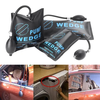 

3pcs Car Air Pump Wedge Inflatable Shim Pad Airbag Powerful Opener Tool