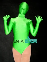 Free Shipping DHL Sexy Lady’s Shocking Green Lycra Spandex Leotard Party Cosplay Costume Zentai Catsuit TM124