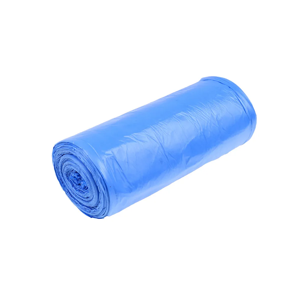 1 рулон мешки для мусора одноцветные толстые удобные экологически чистые мешки для мусора пластиковые мешки для мусора маленькие мусорные мешки - Цвет: Синий