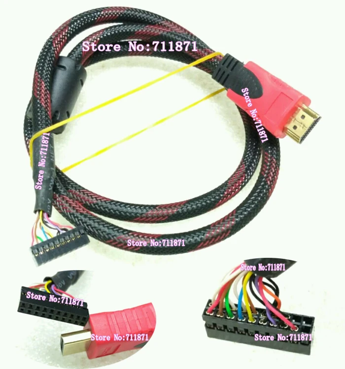 

20Pin LVDS HDMI Cable Line Mini motherboard 2*10 20P HDMI Cable ITX Mini Mainboard HDMI Line Cable
