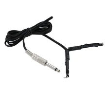 Stainless Steel Tattoo Clip Cord 5 Feet For Tattoo Machine Power Supply Tattoos Accessories Black