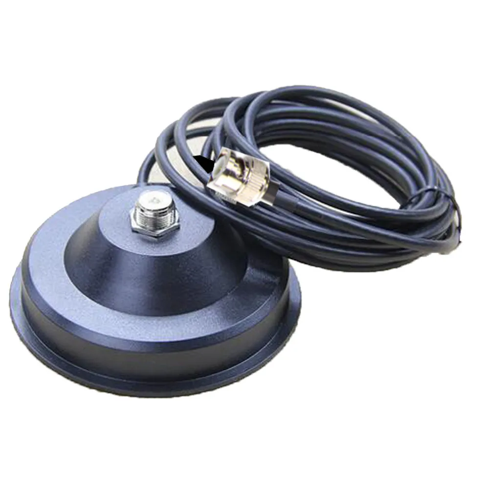 Walkie Talkie 12CM magnet & 5M feeder cable & BNC MAGNET ANTENNA BASE (1)