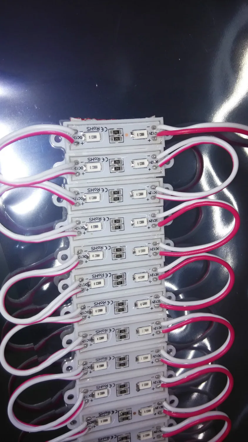 1000 шт./лот SMD 5630 2smd светодиодные модули белый/теплый белый водонепроницаемый IP65