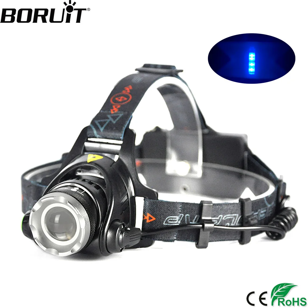 Налобный фонарь BORUiT T6 светодиодный 3 режима 18650 лм|camping head torch|boruit 2000lmled headlamp |