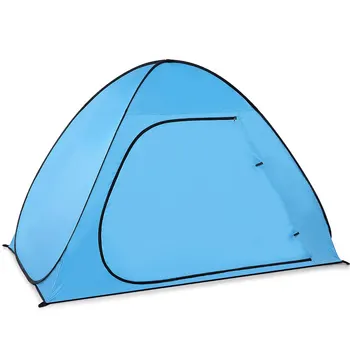

# Beach Tent Pop Up Open Automatic Beach Tent Anti-UV Coating Shelter for 3 Person UPF50 UV Protection Beach Shade Camping