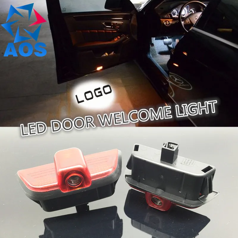 2PCs/set LED Car Door Light Attractive Logo Shadow Light For