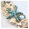 Lateefah Ocean Elements Bracelet Marine Starfish Seahorse Shell Coral Charms Bracelet Colorful Marine Fancy Dressing Jewelry ► Photo 3/6