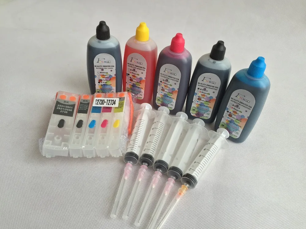 Чернильные комплекты T2730 для Epson XP 510 520 600 610 620 700 710 720 prпринтер с чипом ARC|kit hybrid|kit