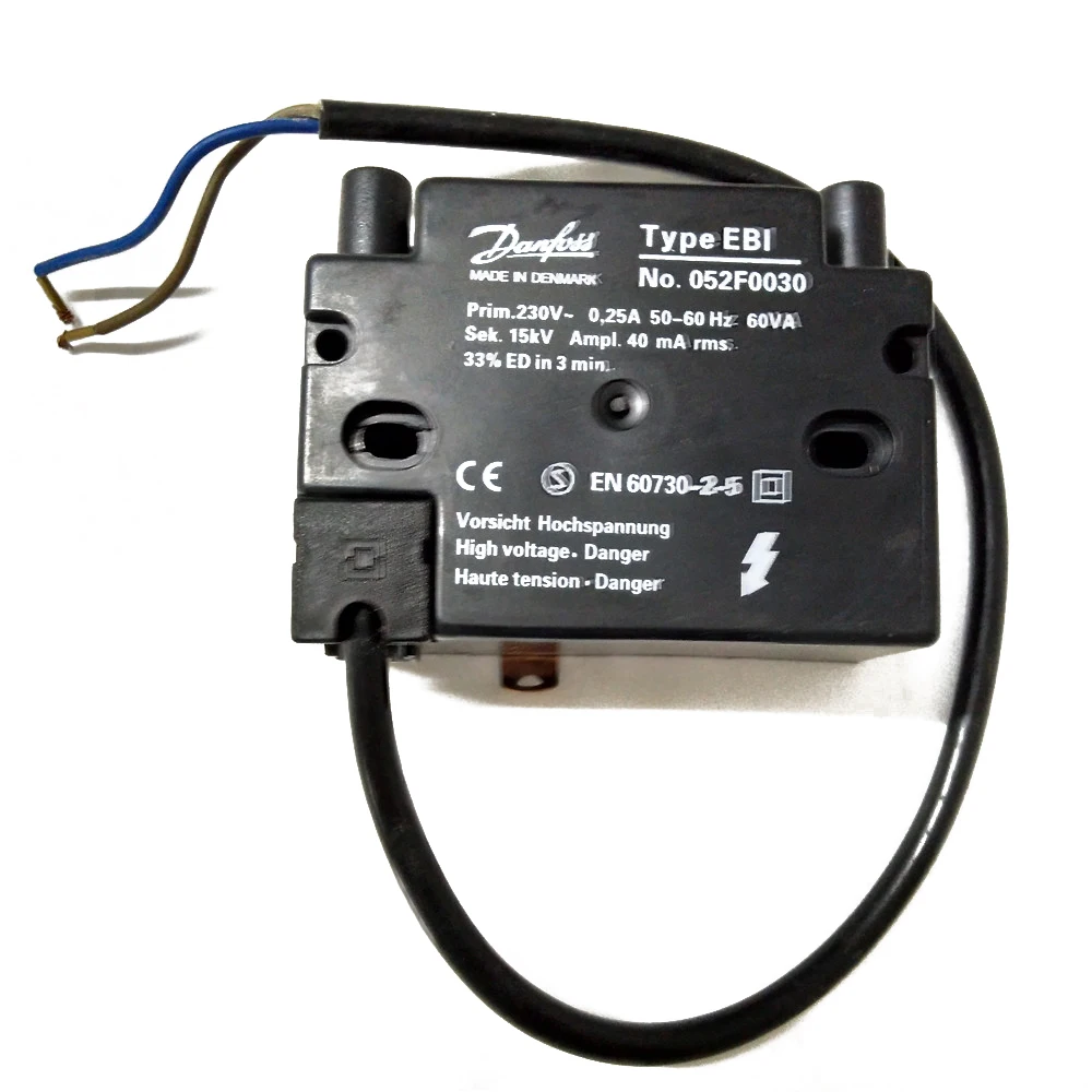 

Danfoss Ignition Transformer 052f0030 Type Ebi For Burner New & Original(double Electrode)
