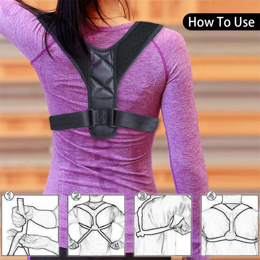 Upper Back Posture Corrector Posture Shoulder Back Holder Support Corrector Back Straight Shoulders Brace Health Care Unisex