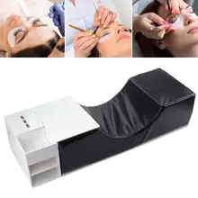 Профессиональная привитая подушка для наращивания ресниц, подставка для подушек, удлиняющая Комплект полок, хлопковая Подушка с эффектом памяти для салонного домашнего использования, инструмент для красоты