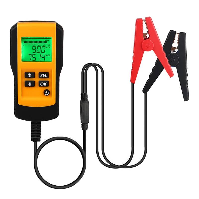 

12V Automotive Vehicle Battery Tester LCD Digital Battery Test Analyzer Diagnostic Tool Internal Resistance CCA Voltage Test