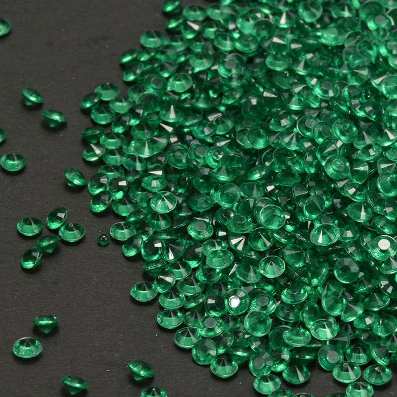 1000pcs Colorful 4.5mm Decor Crafts Clear Crystals Rhinestone Diamond Table Scatters Events Party Festive Wedding Decor F0