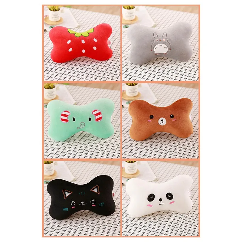 

Universal Car Neck Pillow Cartoon Cute Animal Pattern Soft Pillow Car Seat Cushion Cover Neck Support Headrest Accessories