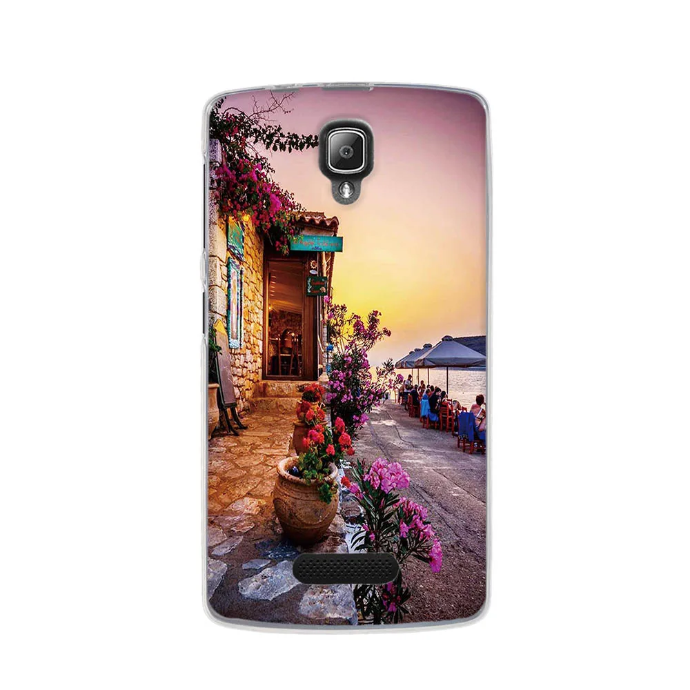 Ультратонкий чехол из ТПУ для Lenovo A2010 4 5 дюйма задняя крышка мягкие силиконовые