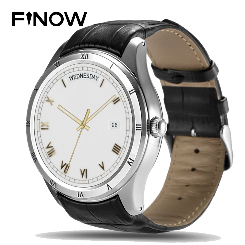 Finow Q5 Смарт часы Android 5 1 MTK6580 Bluetooth SmartWatch Для мужчин 39 дюймов OLED Дисплей IOS наручные с