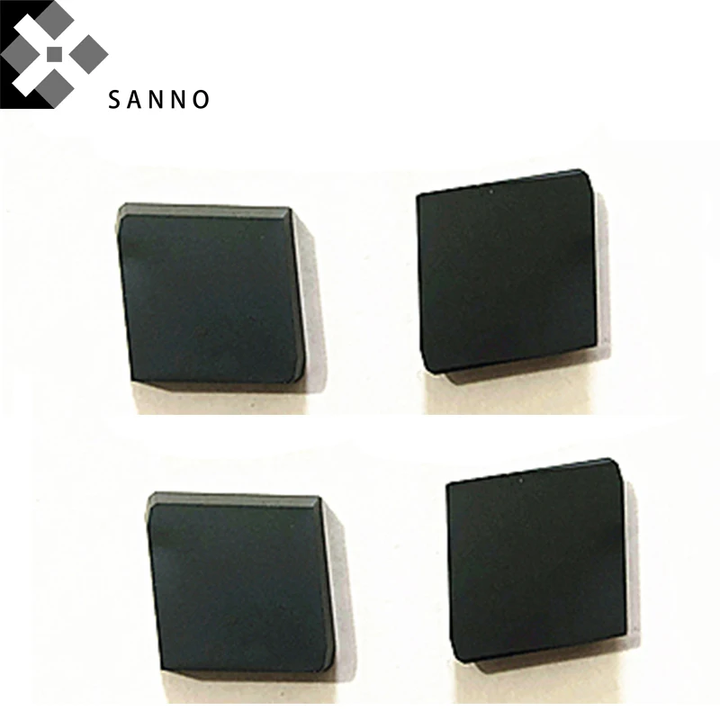 30PCS  XC161008 coating of titanium milling inserts black  yellow coating cnc carbide mills inserts (1)