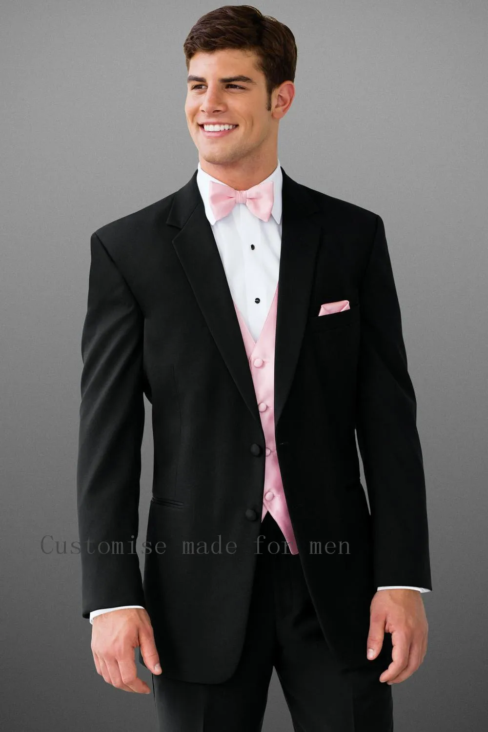 2017-Tow-Buttons-Pink-Vest-Bespoke-Men-Wedding-Suits-Grooms-Wedding-Tuxedos-Best-Man-Groomsmen-Suits
