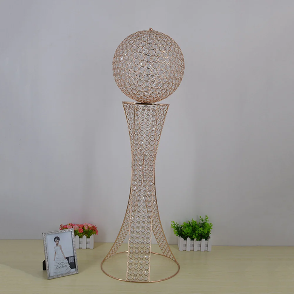 100 см/39 4 дюйма высокий роскошный хрустальный центральный стол для свадебного
