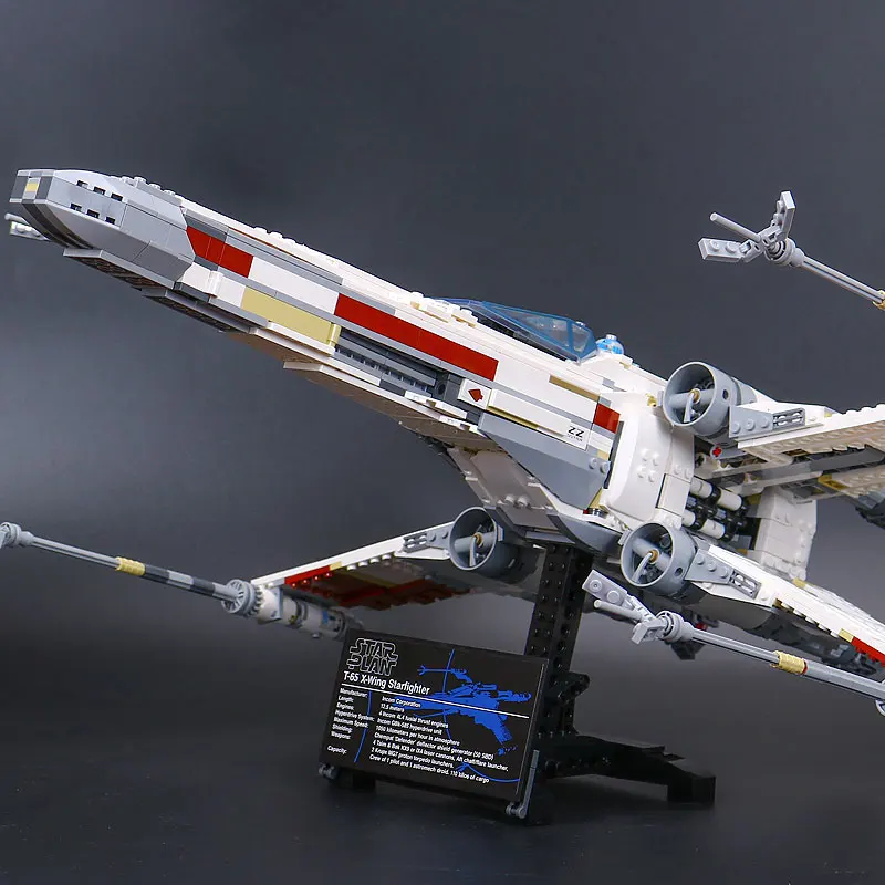 DHL 05039 Star Red Five X fighter крыло образование строительные блоки кирпичи военные игрушки совместимы с новыми 10240 подарки для мальчиков и девочек