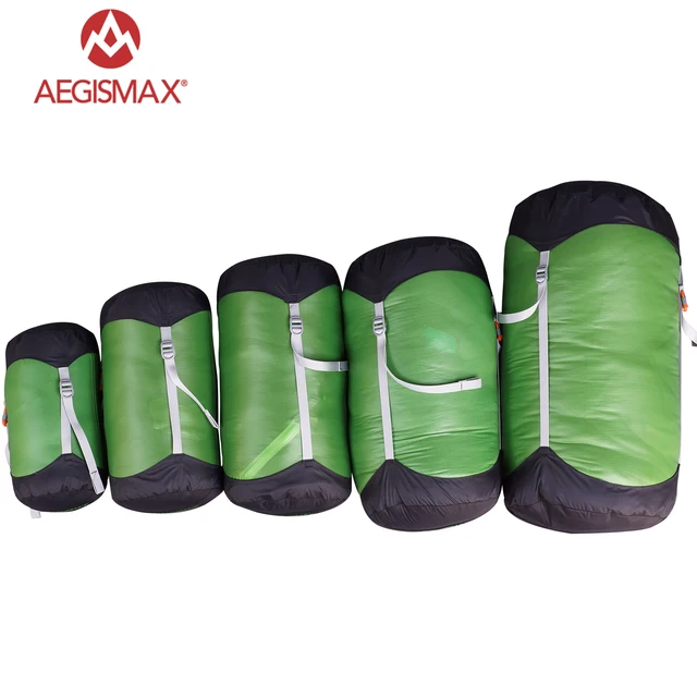 AEGISMAX Outdoor Sleeping Bag Pack Compression Stuff Sack Storage Carry Bag Sleeping Bag Accessories Camping Hiking Outdoor 1
