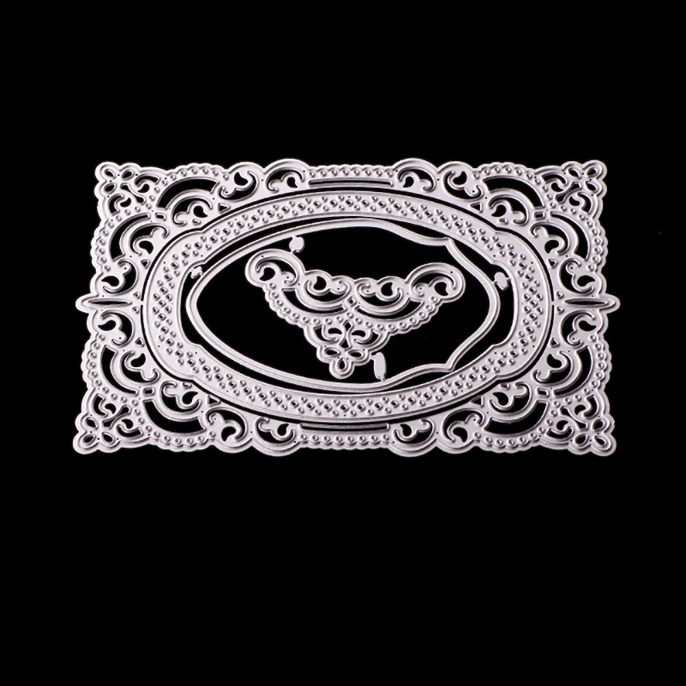 Rectangle Carbon Steel Die Cutting Dies Scrapbook Craft Cutter