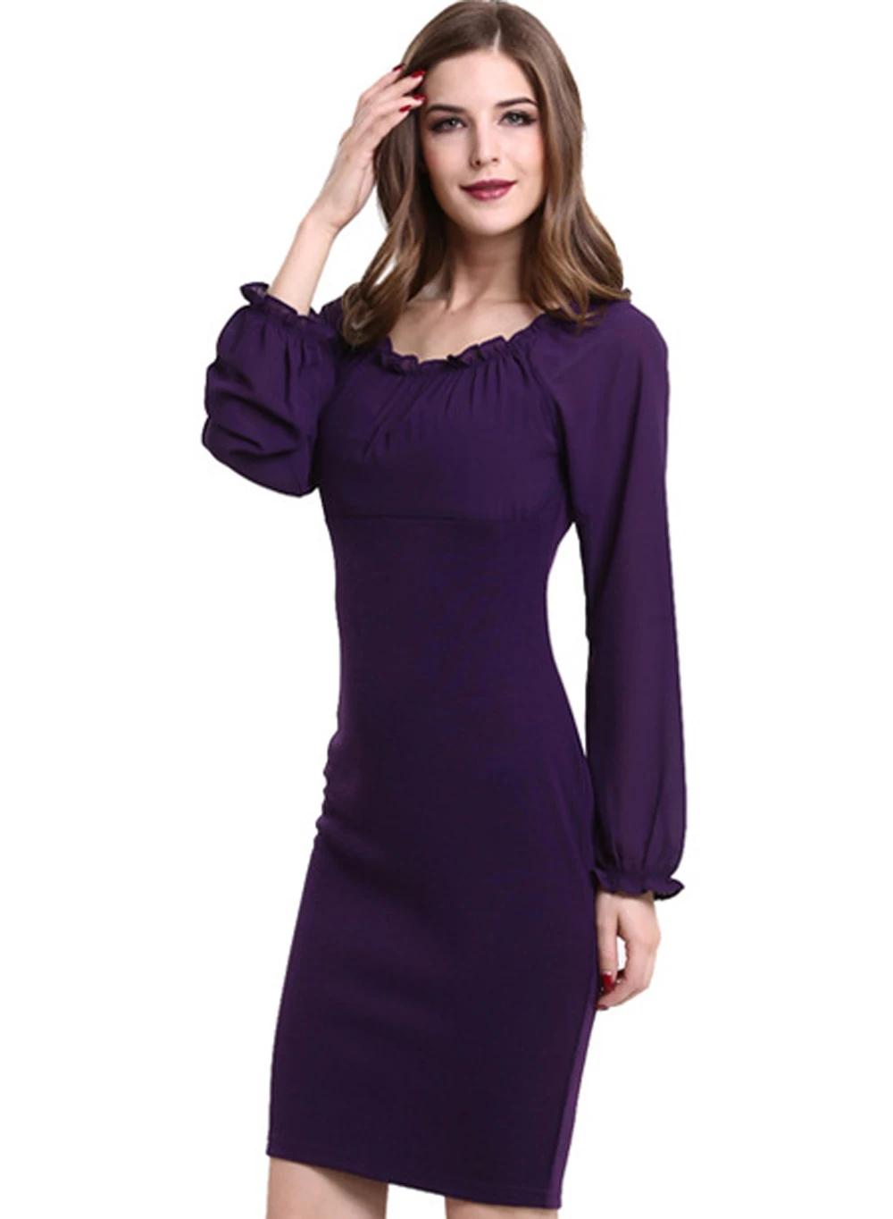 Purple Business Dresses