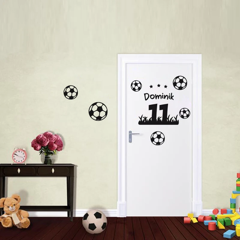 Yaratıcı futbol tişörtü Duvar Sticker çocuk odası Sanat Aplike Oturma Yaratıcı futbol tişörtü Duvar Sticker çocuk odası Sanat Aplike Oturma