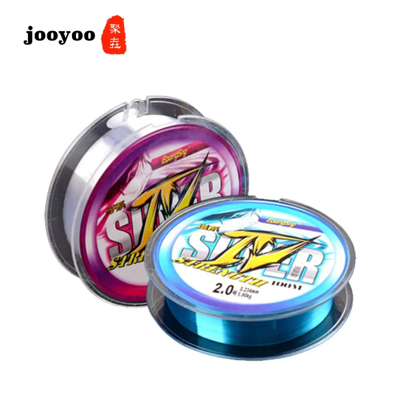 

Fishing Line Nylon Braided 100M Super Strong Line 0.1-0.45mm Multifilament Fishing Line For Carp Fishing Wire jooyoo Brand