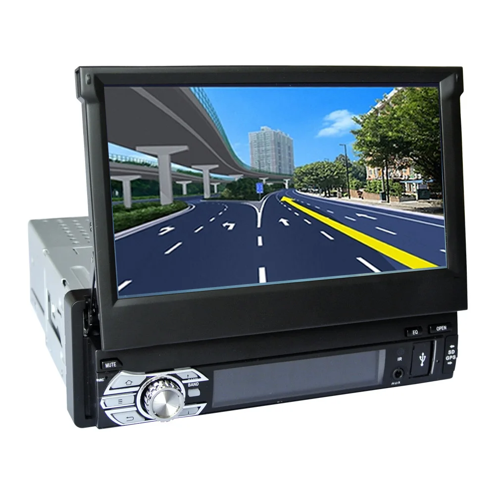 Perfect Free shipping 1 DIN andriod Car DVD / GPS /MP5/ MP3 / usb / player Bluetooth Handsfree Rearview after Touch screen hd system 1