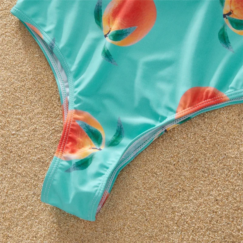 NASHAKAITE-Family-Swimwear-Summer-Peach-Print-Beachwear-Mom-and-Daughter-Swimwear-Men-boys-Beach-Shorts-Mommy (3)