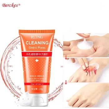 

150pcs Fine skin rejuvenating facial cleanser hydrating whitening moisturizing gentle deep cleansing cleanser