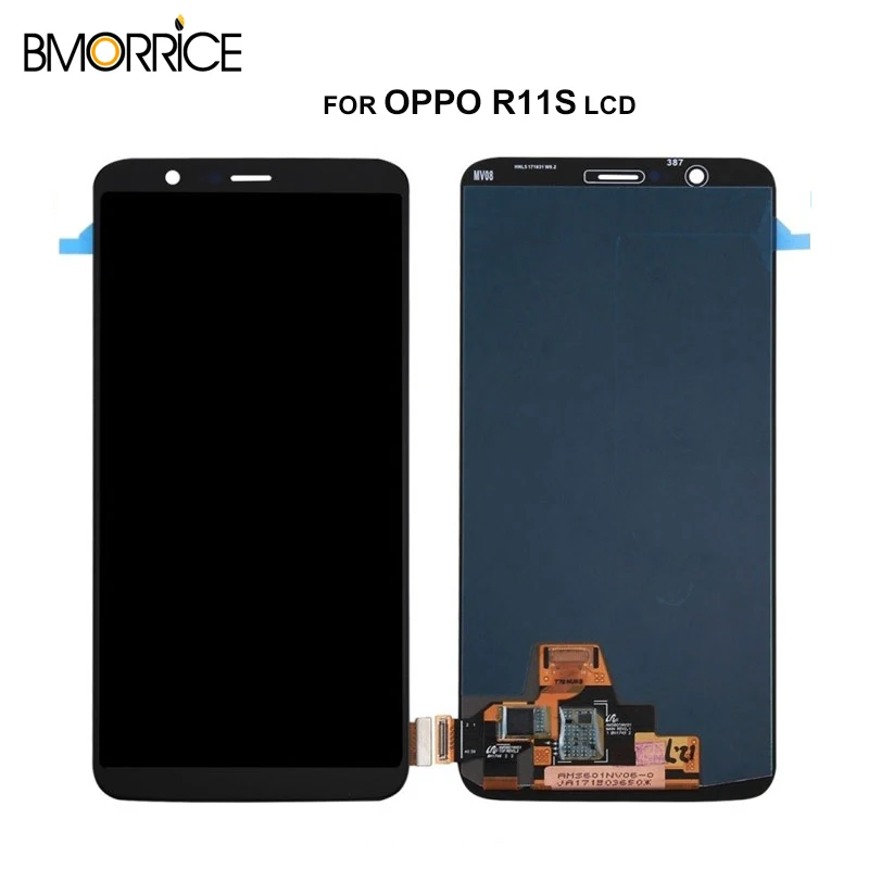 

For OPPO R11s IPS TFT LCD Display Touch Screen Digitizer Full Assembly Replacement Black White Without Frame 100% Tested