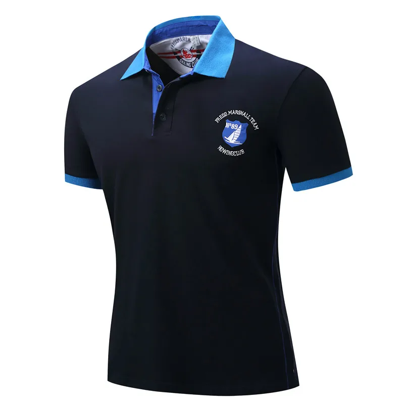 Fredd Marshall Brand Men's Clothing Summer Men Short Sleeve Polo Shirts Fashion Cotton Casual Male Polos Camisa Masculina Euro Size M-XXL (11)