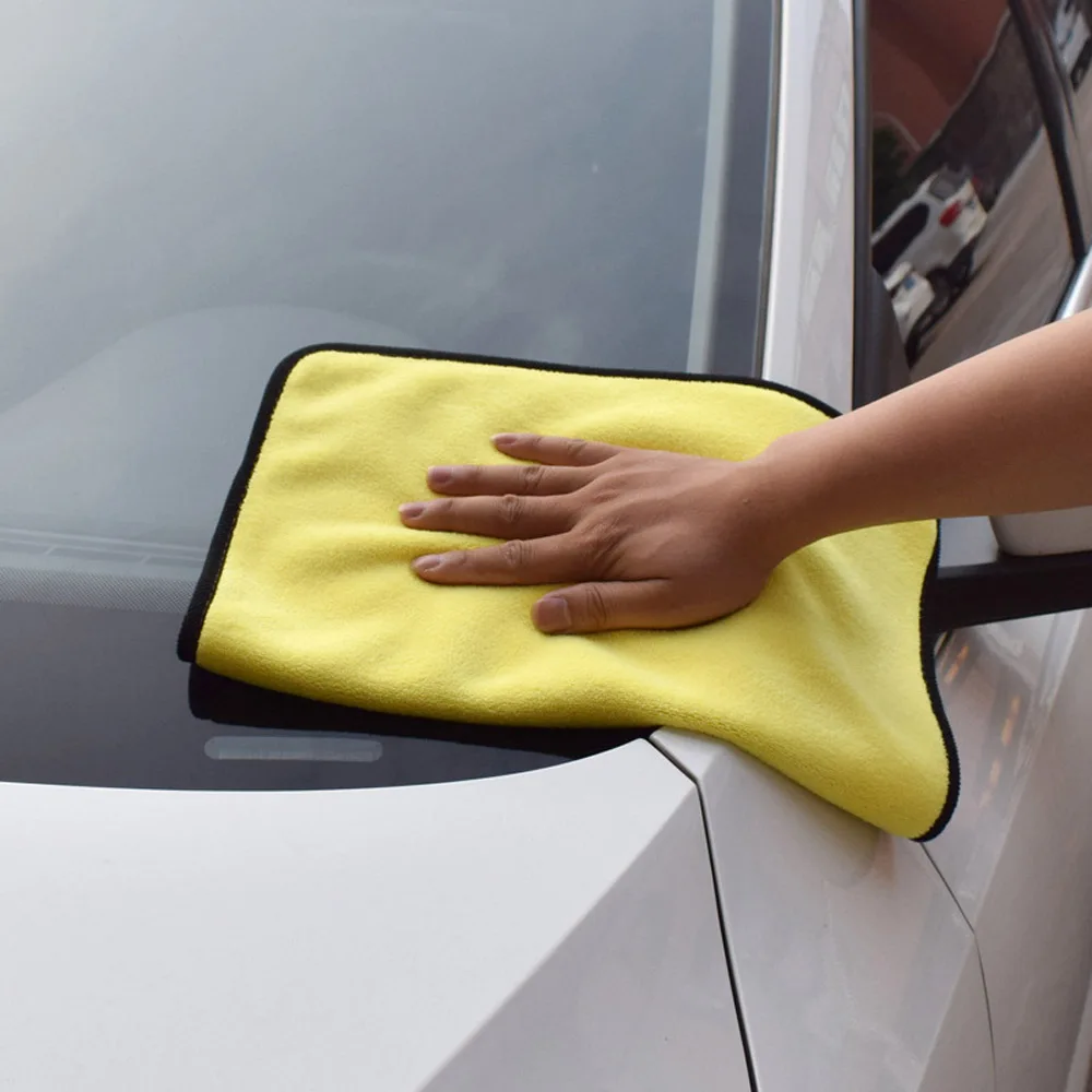 1 шт. автомобильное полотенце из микрофибры, очищающая высушивающая ткань для ухода за автомобилем, полотенце для мытья автомобиля 20*30 см