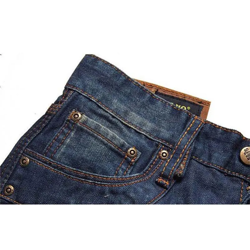 2018 Spring and Autumn new Large size jeans Male Loose Straight waist trousers Large Pocket Casual pants Size 28-42 44 46 48