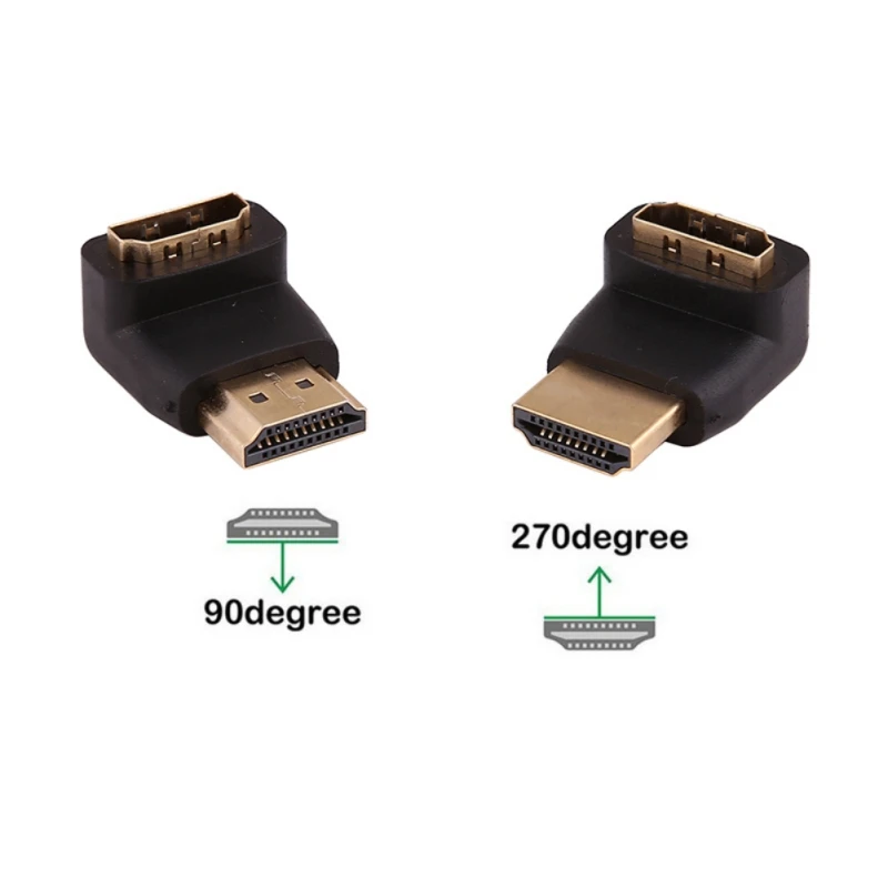 2 шт. кабель HDMI для HDTV 270/90 градусов|Кабели HDMI| |
