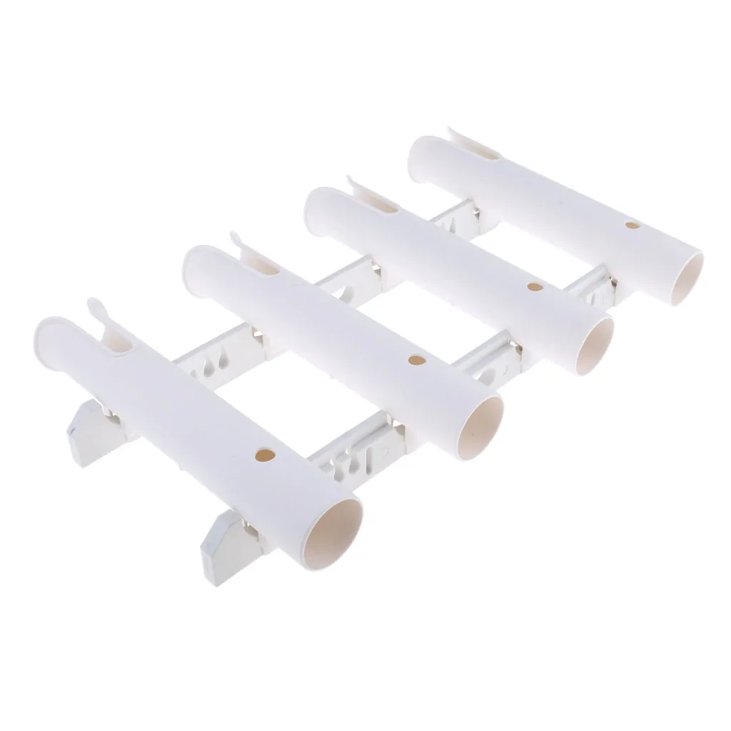 Marine Boat Yacht Vertical Fishing Rod Holder Rack Pole Rest Support 1/2/4 Tube for Kayaking Fishing Boating Accessories