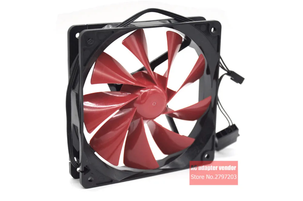 Для EVERFLOW Thermaltake TT-1225 12 см тишина 12025 A1225L12S Вентилятор охлаждения 12 В 0.3A