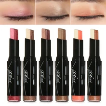 Модные градиентные два цвета Тени для век Карандаш мерцающие тени для век бар тени для век палочка красота Maquiagem Sombra