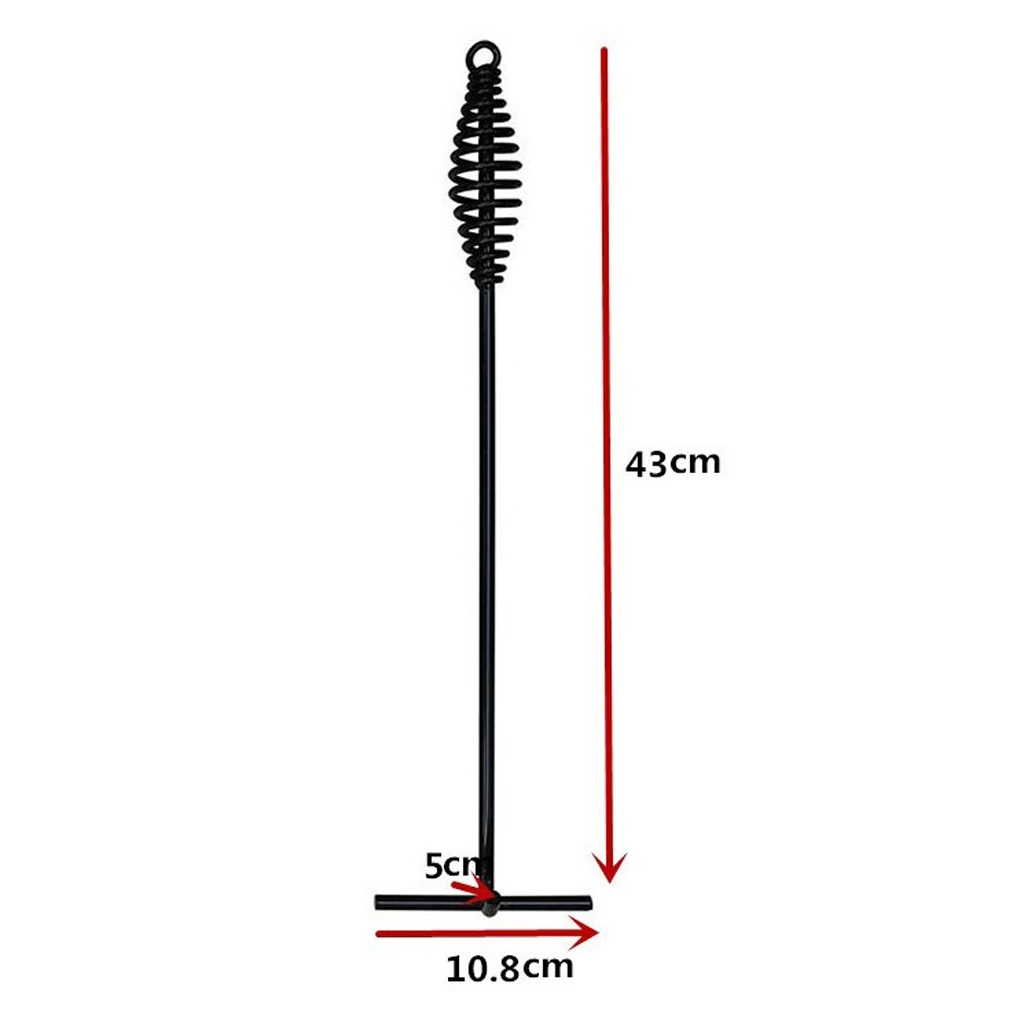 43 см сверхмощный чугунный голландский инструмент для подъема крышки духовки со спиральной ручкой для приготовления пищи, рыбалки, пикника, барбекю, путешествий, пляжа