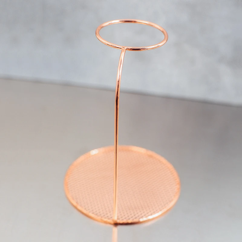 Розовое золото, фильтр для кофе, стойка для чайных листьев, держатель для фильтра, 2 размера, подставка для стоек, капельница, фильтр для кофе, чашка
