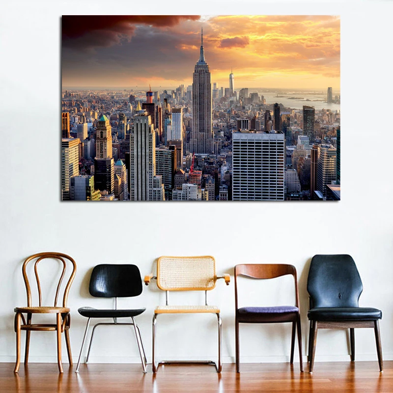 Fondos de pantalla HD de New York City Pass, carteles de lona impresos,  pintura al óleo, cuadros de pared para oficina, dormitorio, accesorios de  decoración del hogar|Pintura y caligrafía| - AliExpress