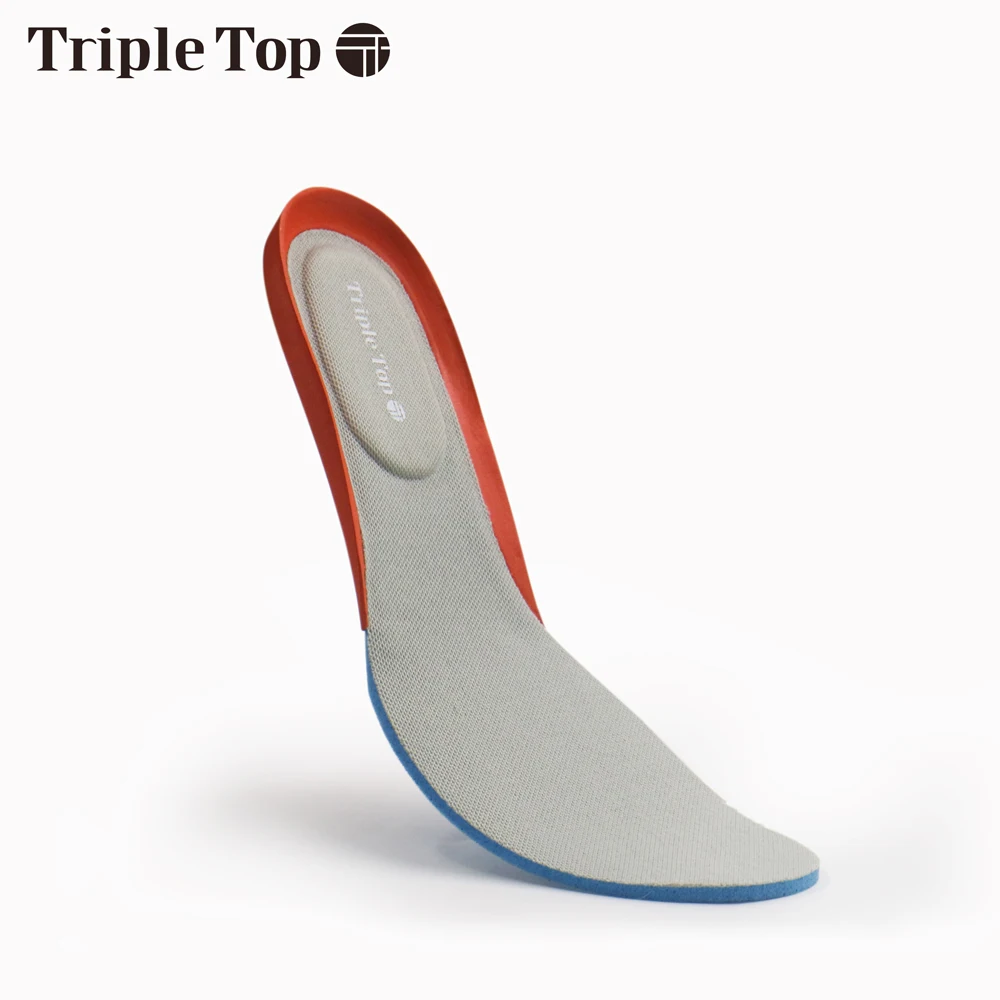 Удобные беговые стельки TripleTop с полиуретаном и пенополиуретаном эффектом памяти