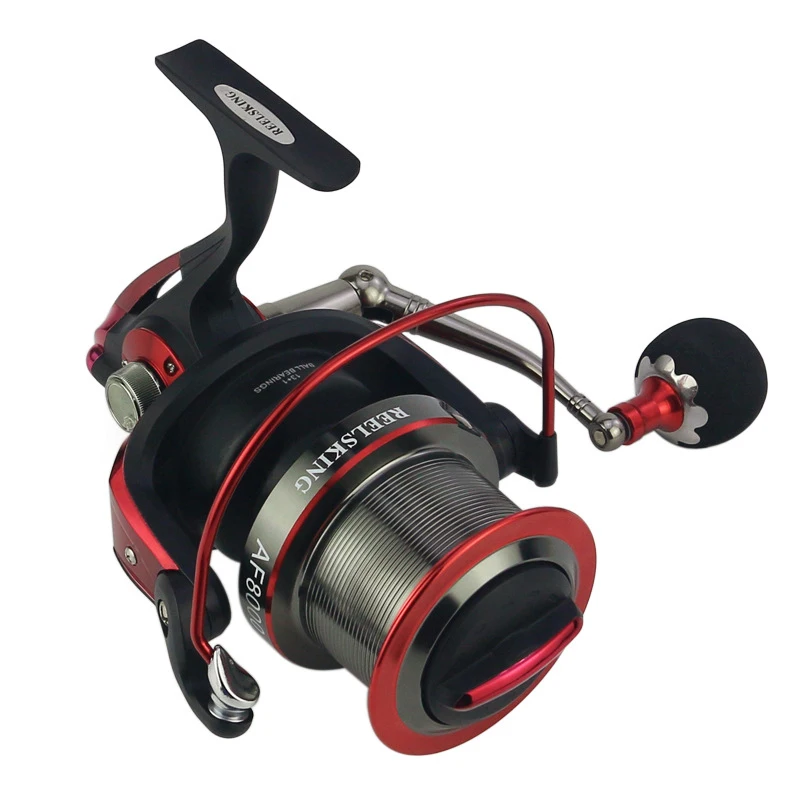 Buy Spincasting Sea Fishing Spinning Reel 8000 Metal Spool 13+1BB 4.1 1 Big