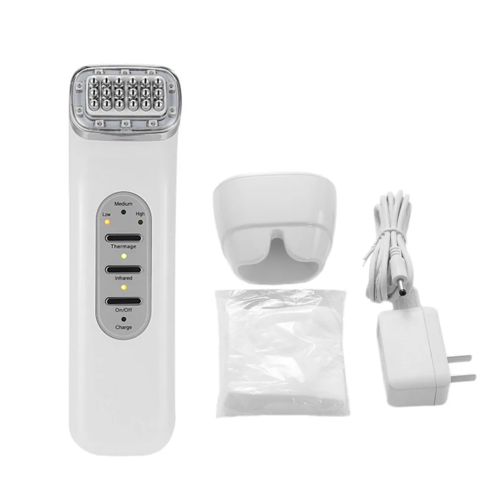 Face Care Microdermabrasion Skin Tightening Tool Rechargeable RF Wrinkle Removal Anti-aging Face Lift Massager Radio Frequency