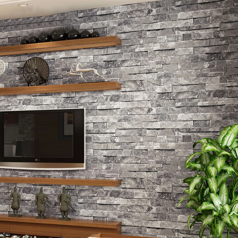 Vintage 3d Tapete Stein Ziegel Design Hintergrund Wand Vinyl Moderne Tapete Fur Wohnzimmer Kleidung Shop Wand Belage Modern Design Wallpaper Modern Wallpapermodern Wallpaper Design Aliexpress