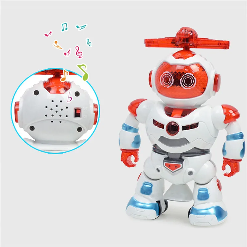 electronic walking dancing robot toy