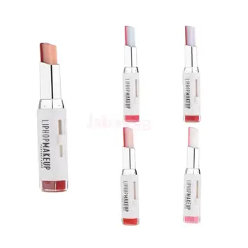 

Dual Color Tint Lip Balm Moisturizing Gradient Makeup Lipstick Lip Stick Waterproof Long Lasting